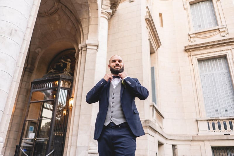 Groom in Wedding Suit
