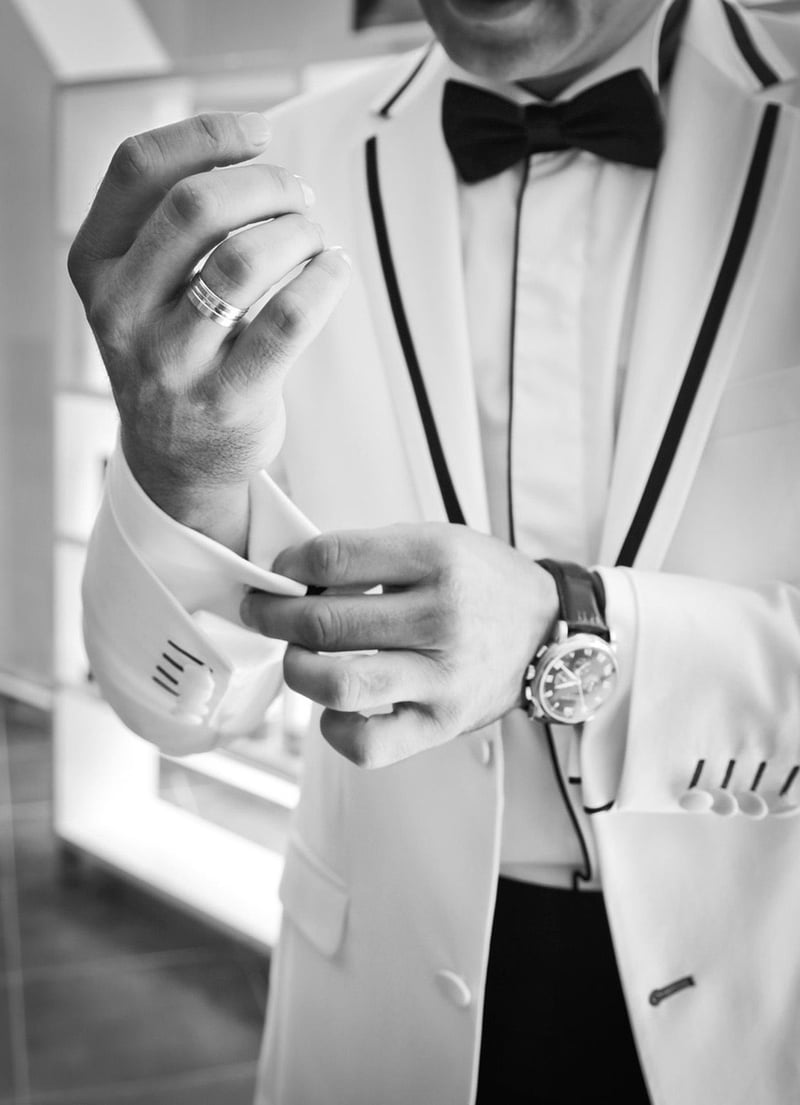 Groom in Tuxedo